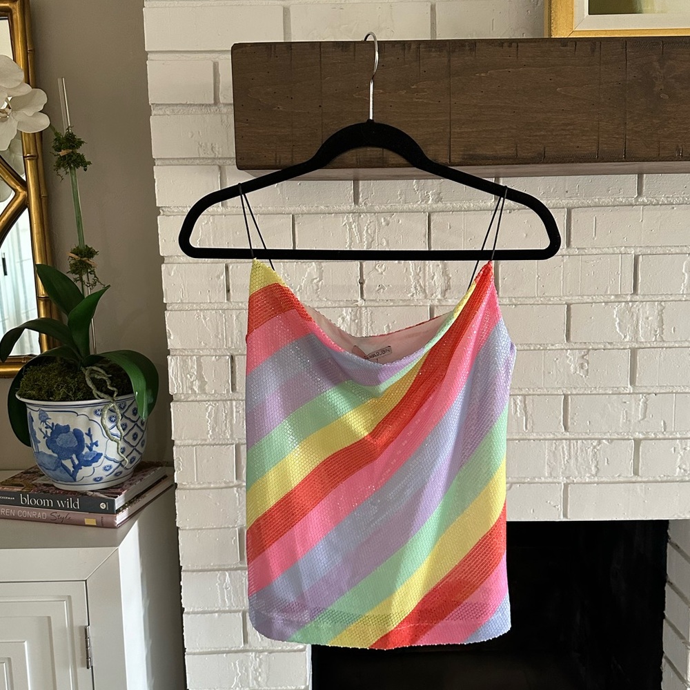 Olivia Rubin Sequin Tank Top - Brand New